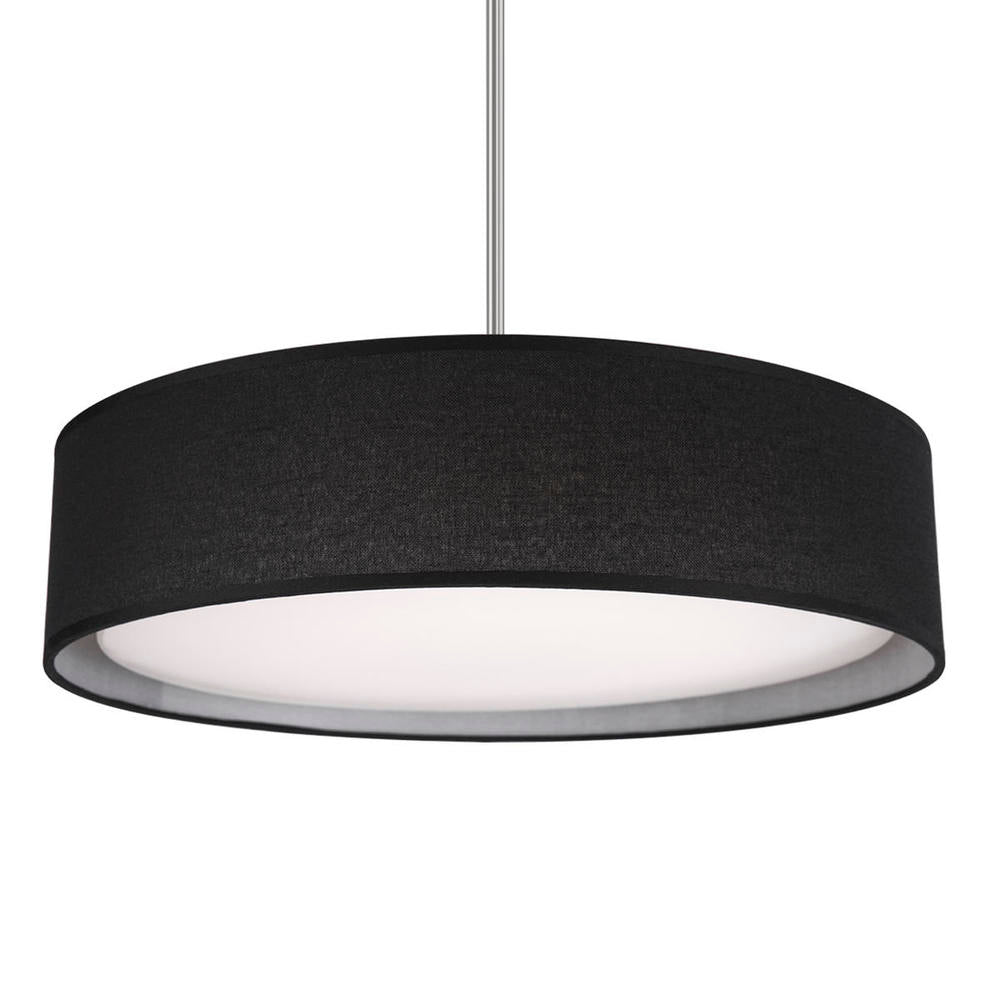 Kuzco Dalton PD7920-BK Pendant Light Fixture, UL Damp Rated, Black