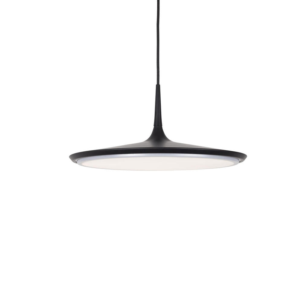 Kuzco PD46216-BK Disc 16-in LED Pendant Light Fixture, UL Listed, Black