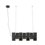 Kuzco Lighting LP17435 Black LED Linear Pendant, Adjustable Configurations, Black
