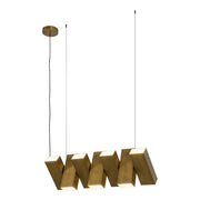 Kuzco Lighting LP17435-VB-UNV Linear Pendant, Vintage Brass, 35-in LED