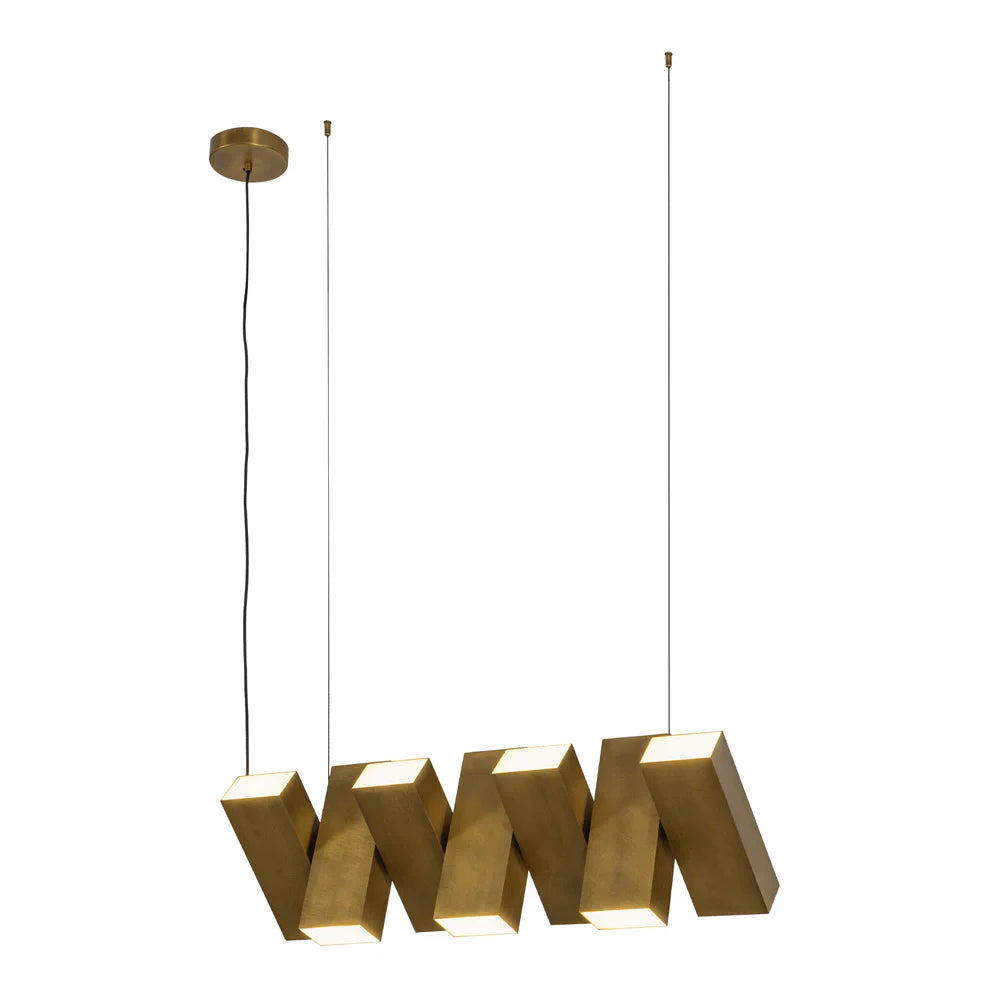 Kuzco Lighting LP17435-VB-UNV Linear Pendant, Vintage Brass, 35-in LED