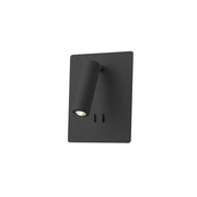 Kuzco Dorchester WS16806-BK Wall Sconce, LED, Black