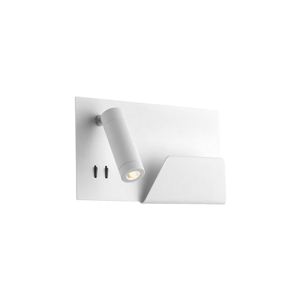 Kuzco Dorchester WS16811L-WH Wall Sconce, LED, White