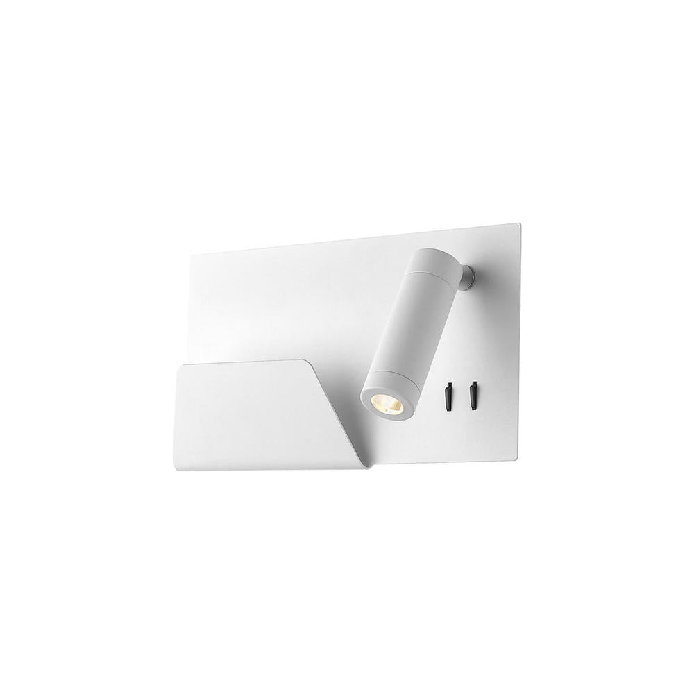 Kuzco Dorchester WS16811R-WH Wall Sconce, 11-in, White