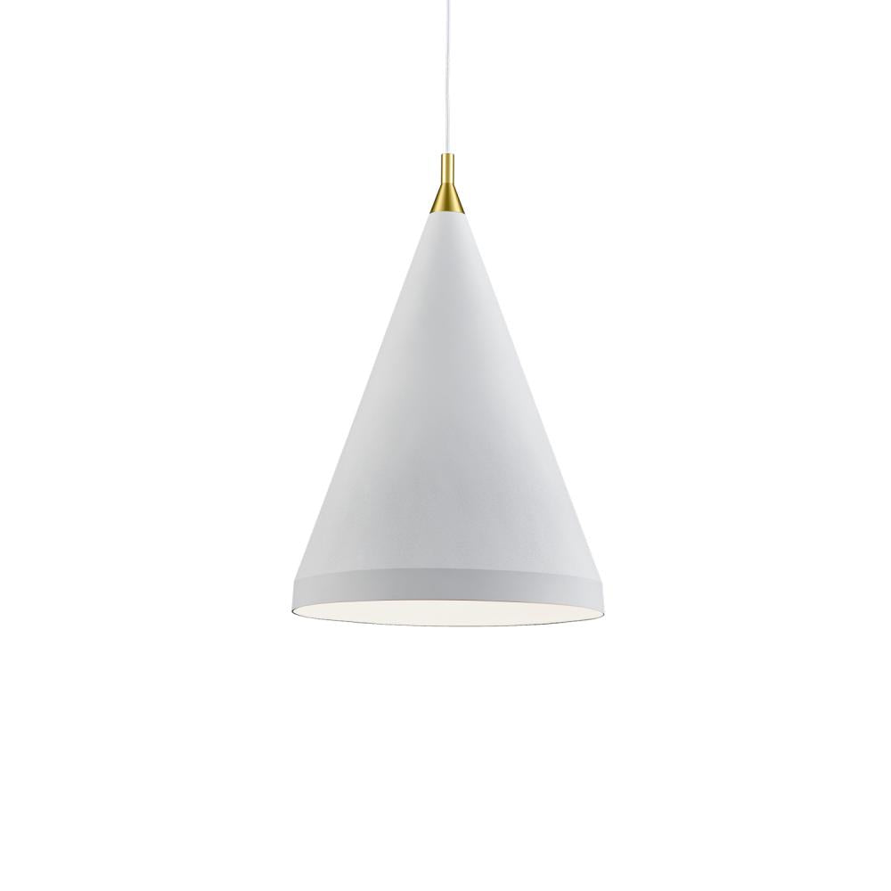 Kuzco Lighting Inc. DOROTHY 492722-WH/GD Pendant Transitional - White With Gold
