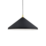 Kuzco Lighting 493126-BK/GD Pendant Light, 26-in Size, Single Lamp, Black with Gold Detail