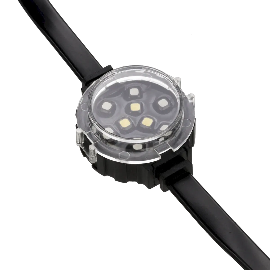Pixel Dot String 4in on center, 50 Ndes, 36in lead & N tail Black
