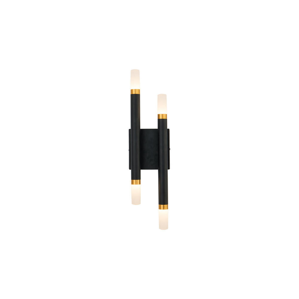 Kuzco Draven WS19705-BK Wall Sconce, LED, Black