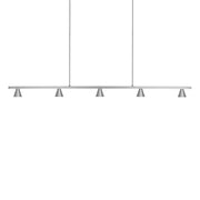 Kuzco Dune LP19947-BN Linear Pendant Light Fixture, UL Damp Rated, Brushed Nickel