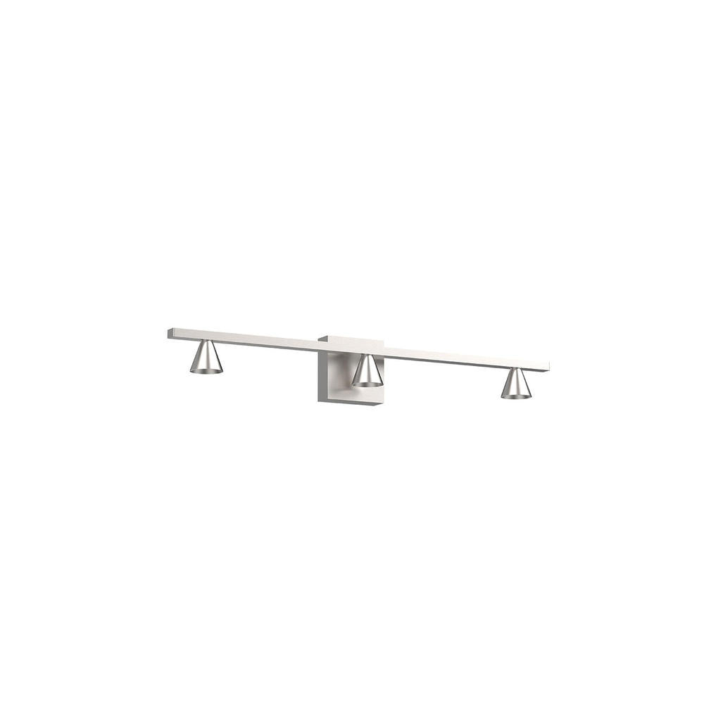 Kuzco Dune VL19931-BN Vanity Light Fixture, UL Damp Rated, Brushed Nickel