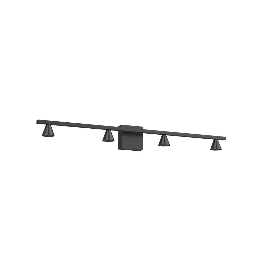 Kuzco Dune VL19941-BK Vanity Light Fixture, UL Damp Rated, Black