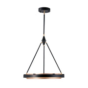 ALORA Lighting PD302724CBGS LED Pendant, 24-in, Classic Black/Gold Shimmer