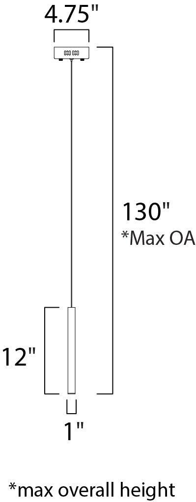 1 Inch Pendant – Rose Gold