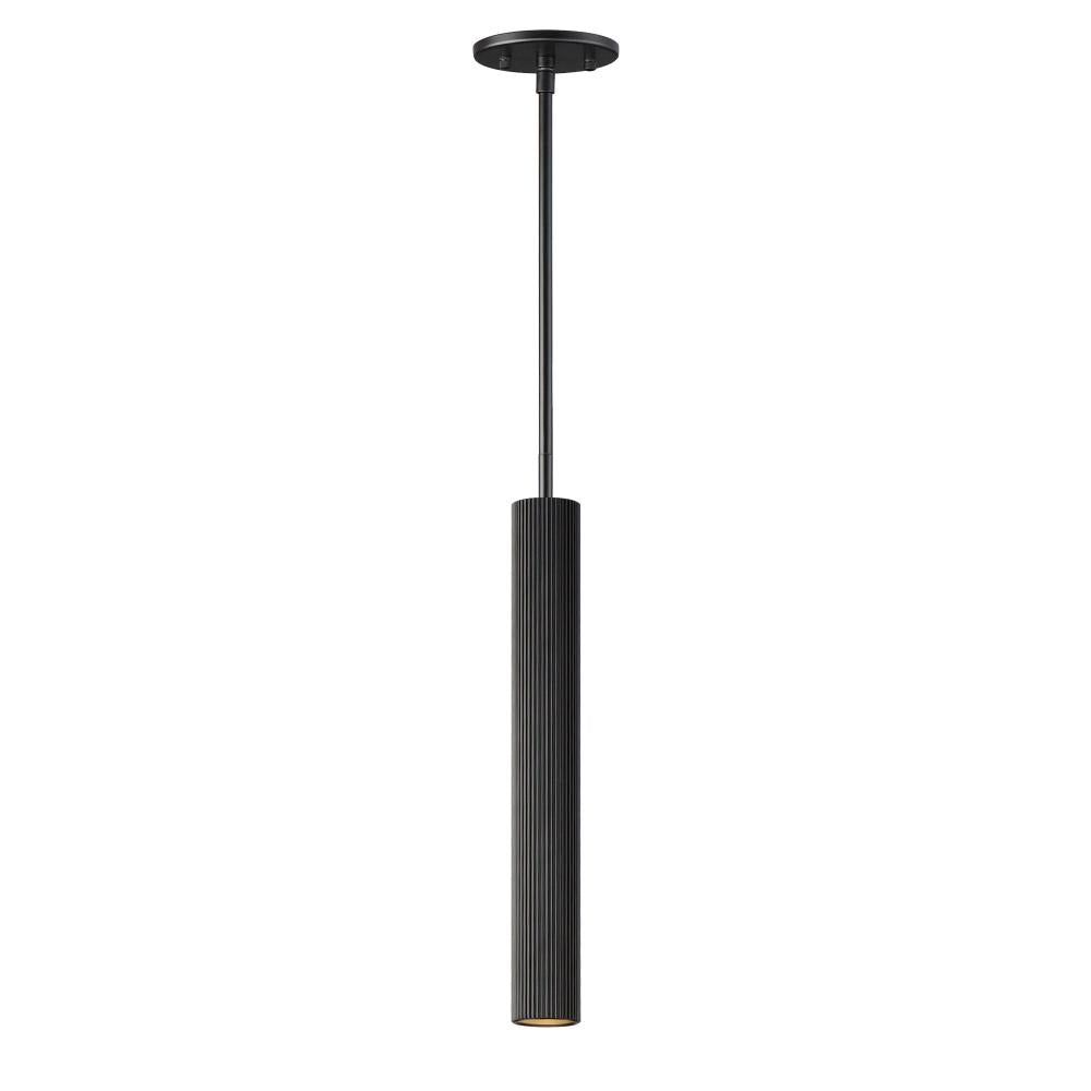 ET2 Lighting E11012-BK Reeds 1-Light LED Pendant - Stem Hung