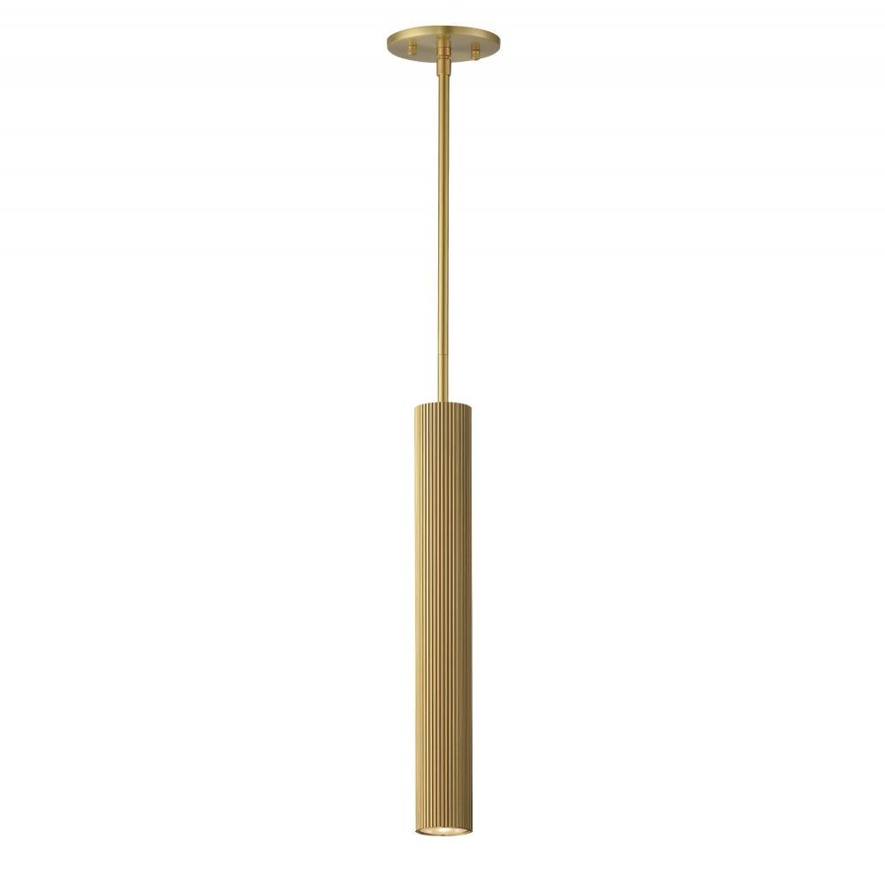 ET2 Lighting E11012-GLD Reeds 1-Light LED Pendant - Stem Hung