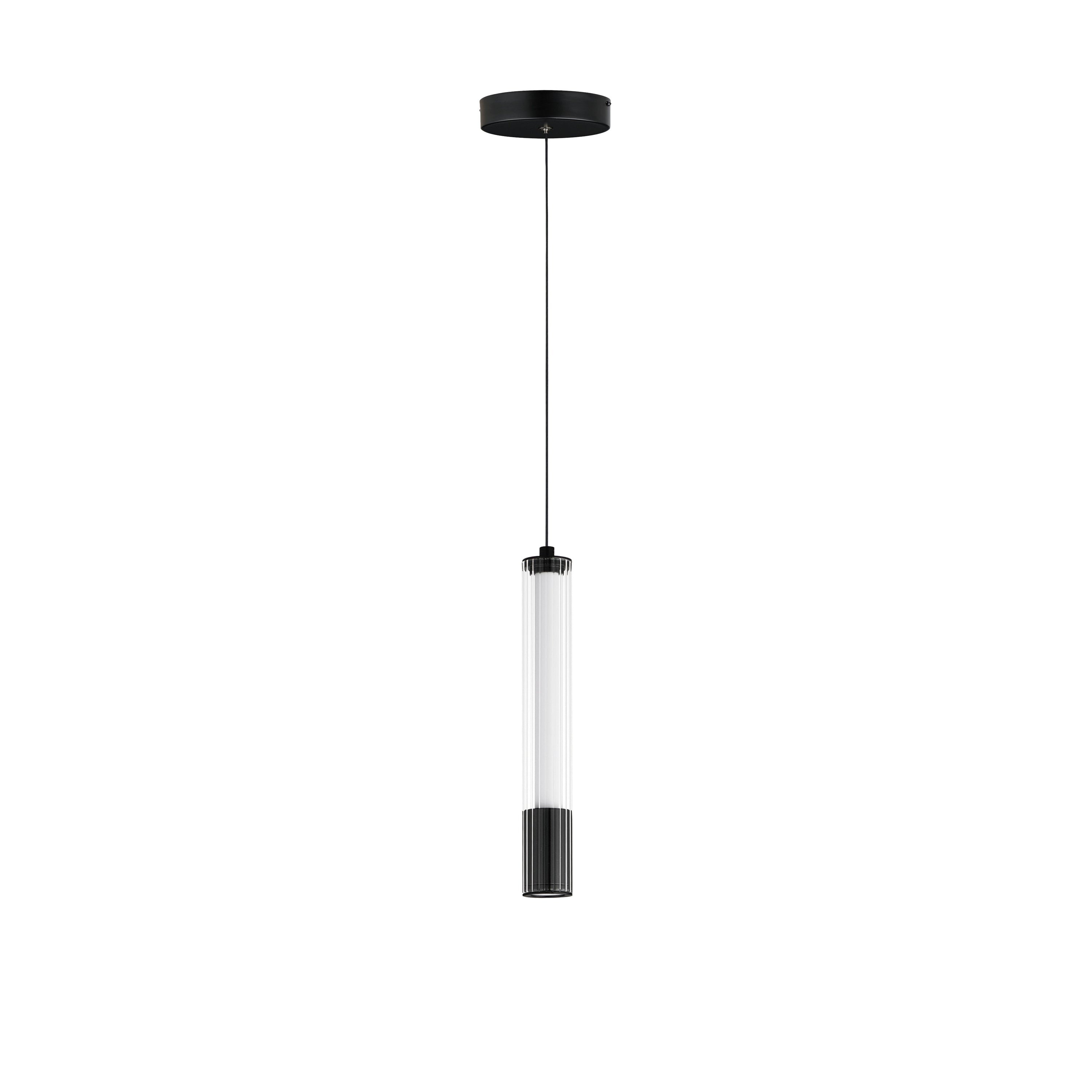 Cortex 1.5 Inch Single Pendant – Black – E11061-144BK