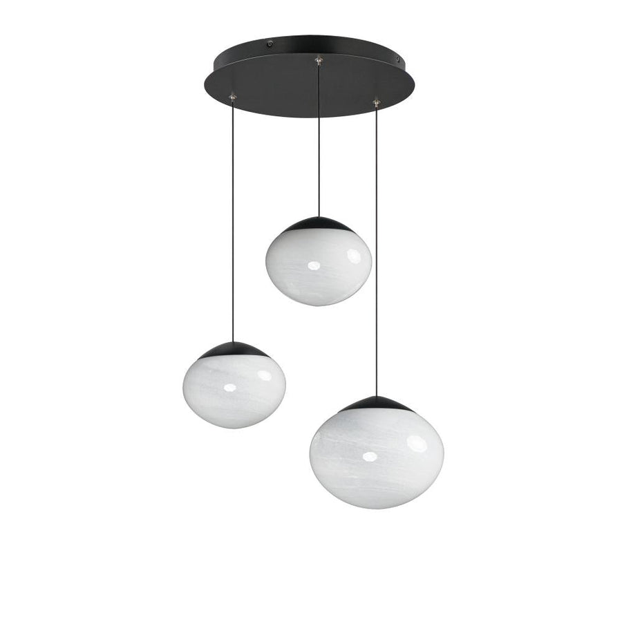 ET2 Lighting E11523-113BK Nimbus LED 3-Light Pendant