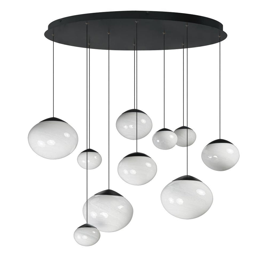 ET2 Lighting E11529-113BK Nimbus LED 10-Light Pendant