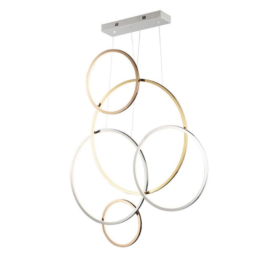 ET2 Lighting E20375-MPLT Union LED 5-Light Pendant