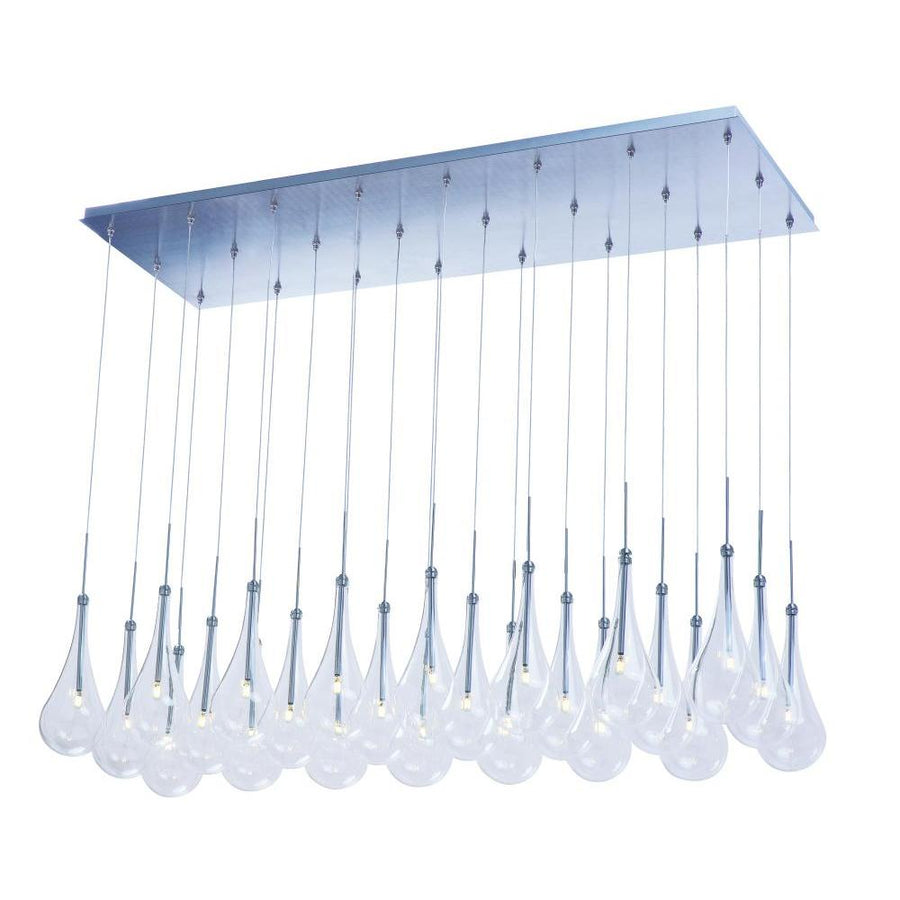 ET2 Lighting E20518-18PC Larmes 24-Light LED Pendant