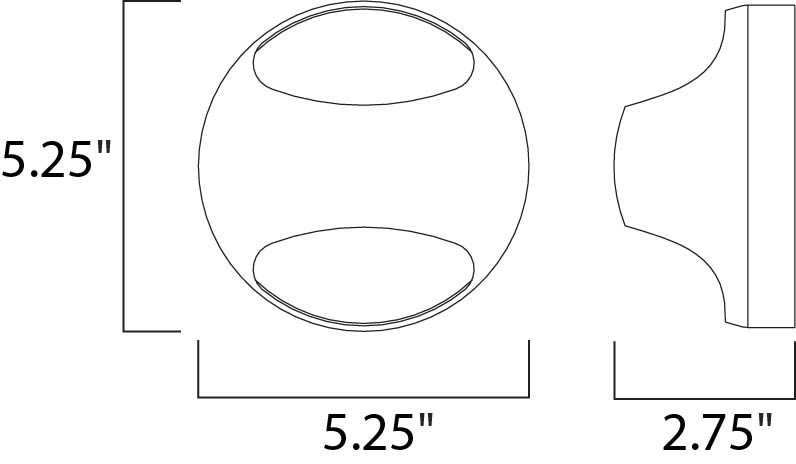 5.25 Inch Wall Sconce – Satin Nickel