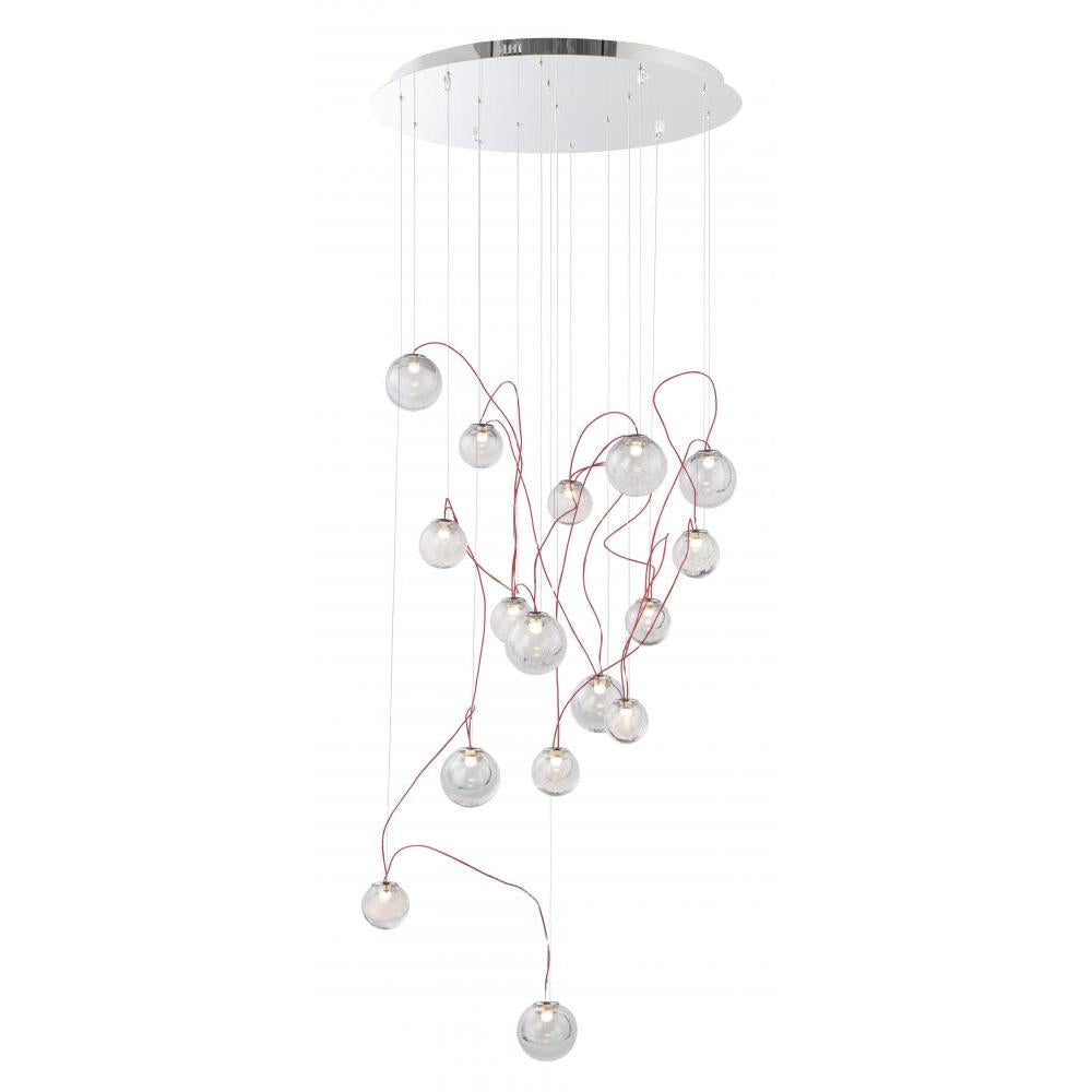 ET2 Lighting E20656-91PC Bobble 16-Light LED Pendant