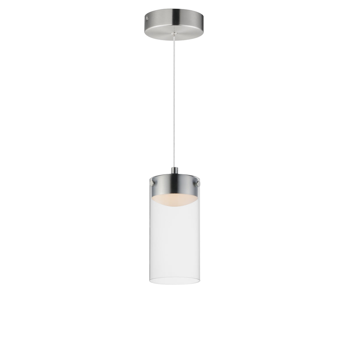 ET2 Lighting E21181-18SN Highball Clear LED Mini Pendant