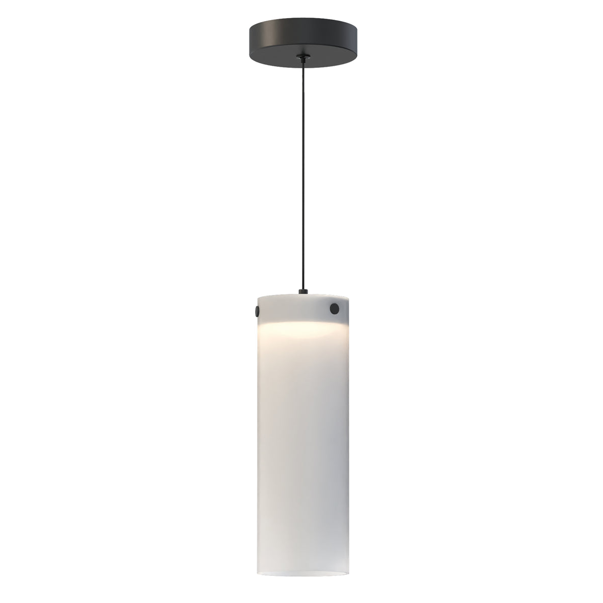 ET2 Lighting E21184-54BK Highball Frosted LED Single Pendant