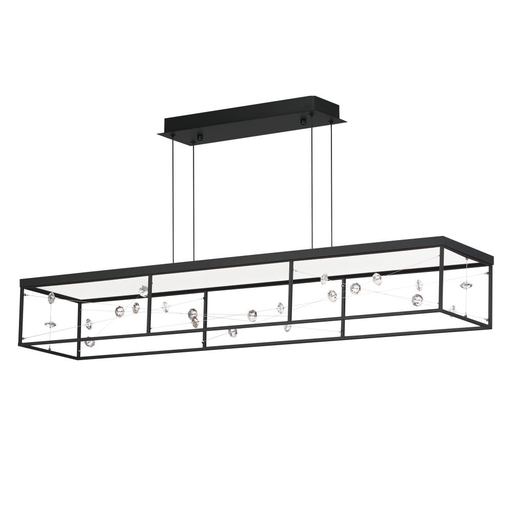 ET2 Lighting E21256-20BK Entanglement Linear LED Pendant