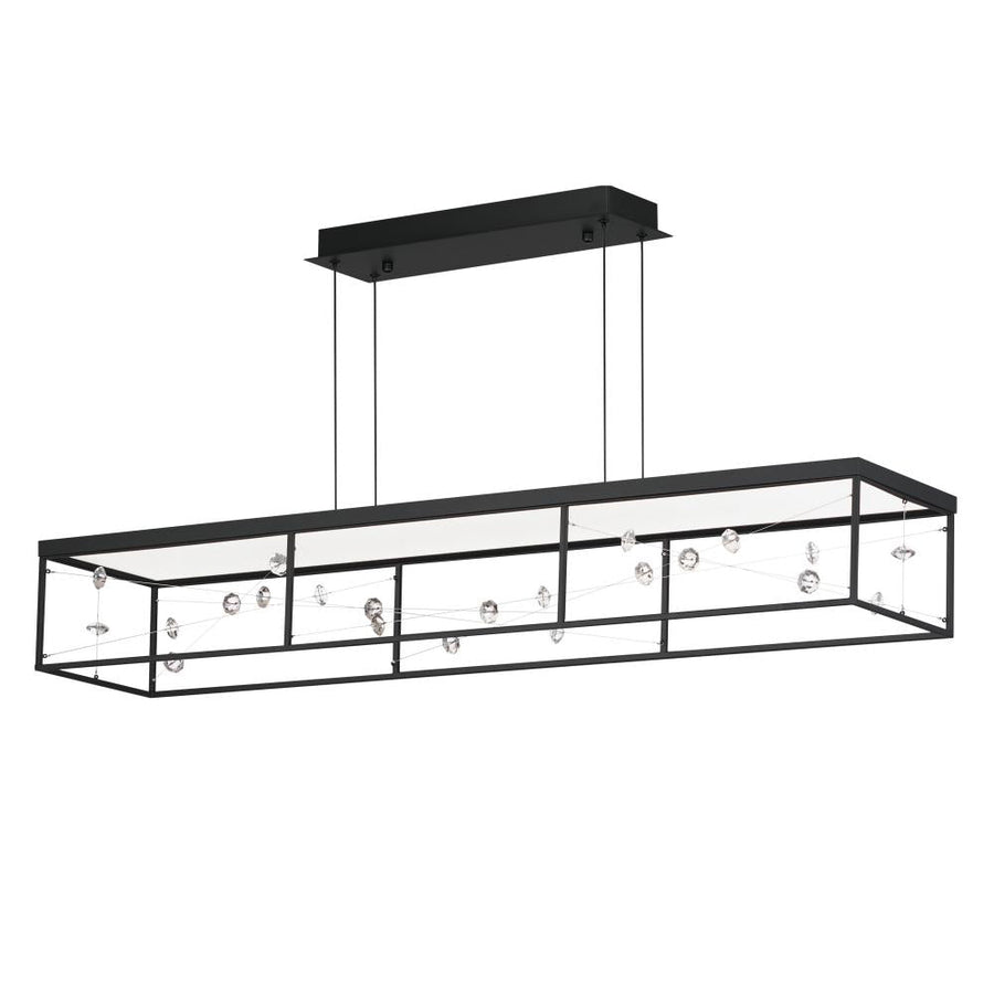ET2 Lighting E21256-20BK Entanglement Linear LED Pendant