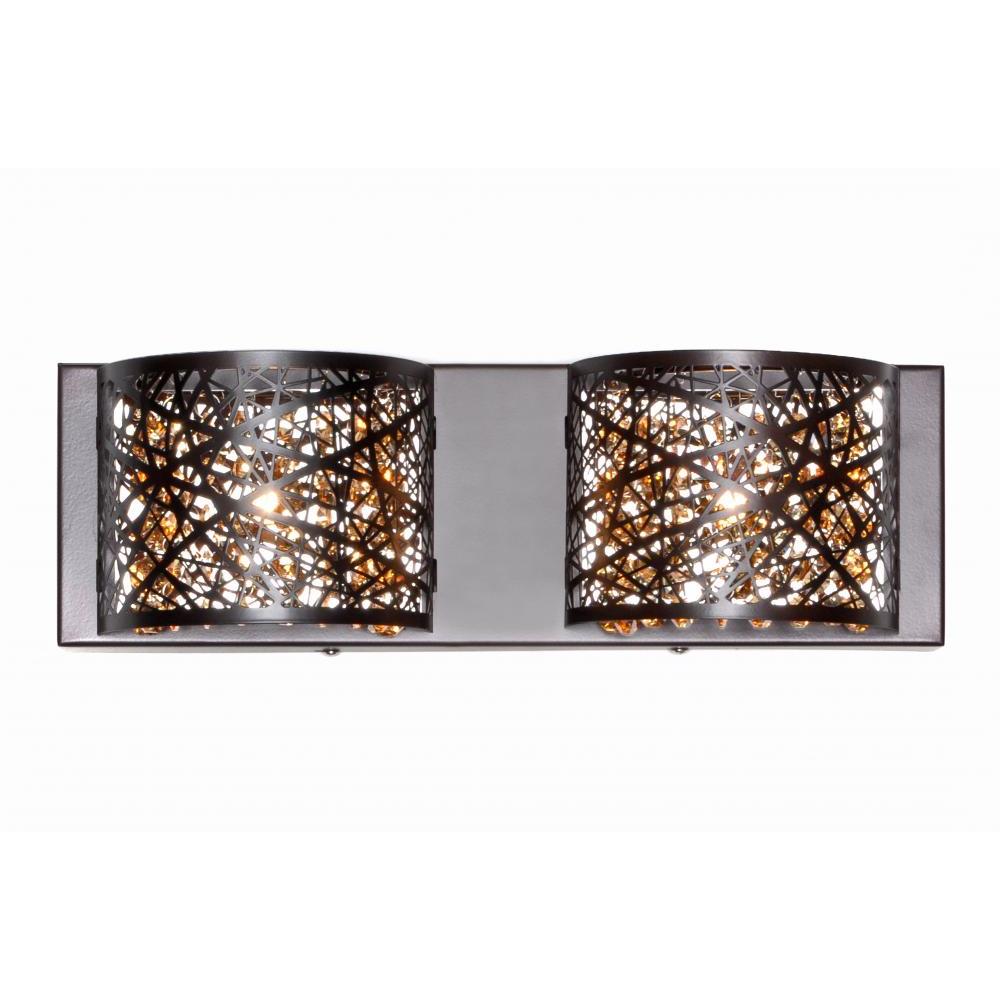 ET2 Lighting E21315-10BZ Inca 2-Light Wall Mount