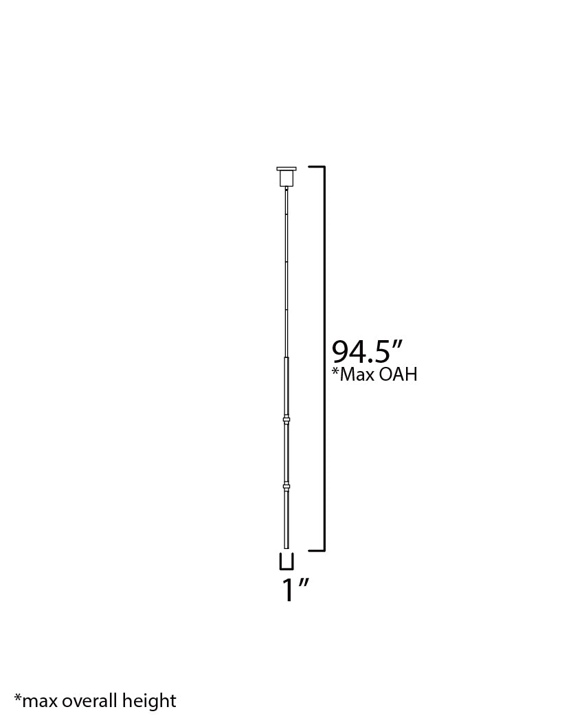 1 Inch Pendant – Polished Chrome