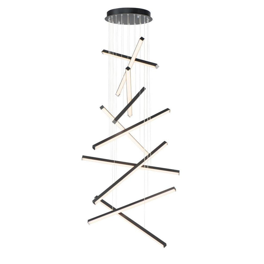 ET2 Lighting E21378-BK Hover 10-Light LED Pendant