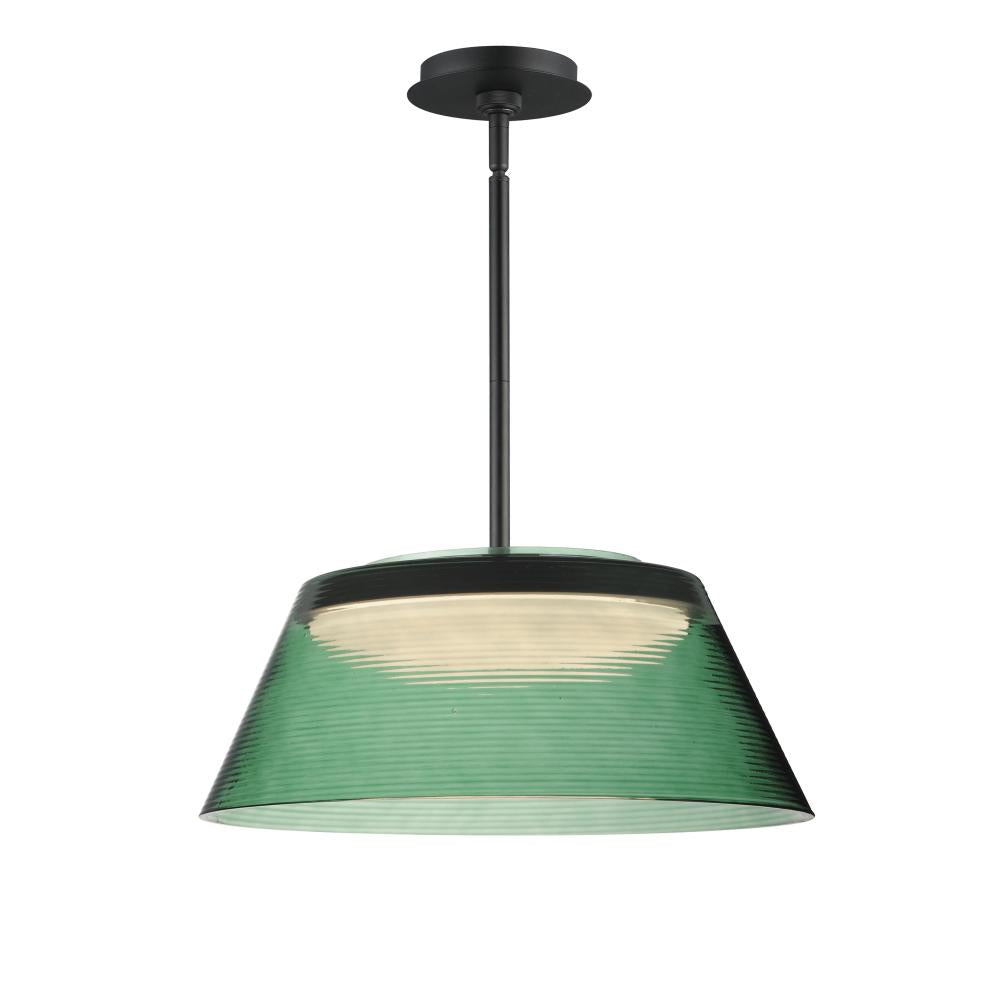 ET2 Lighting E22088-04BK Jensen 18" LED Pendant