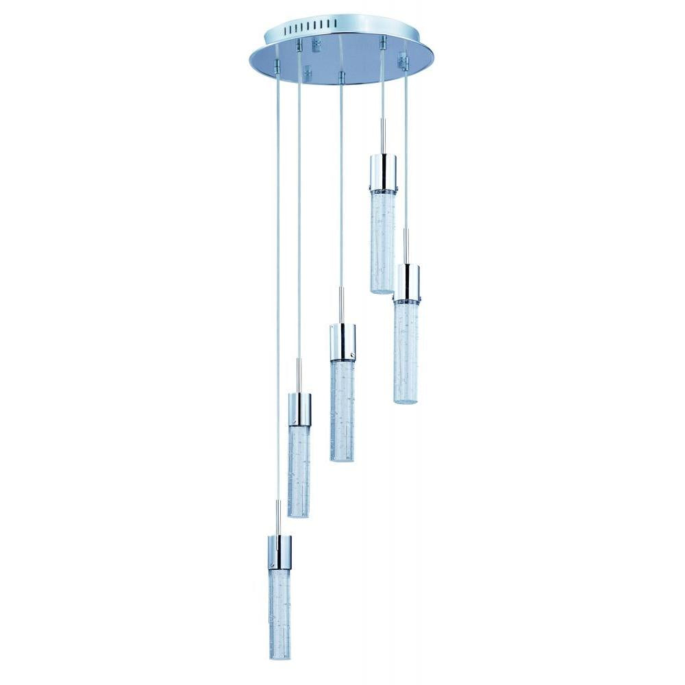 ET2 Lighting E22775-91PC Fizz IV 5-Light LED Pendant