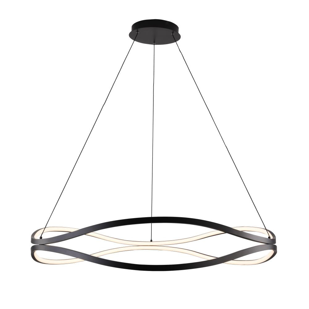 ET2 Lighting E22924-BK Curvo 40" Double Ring