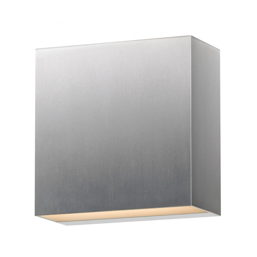 ET2 Lighting E23222-SA Cubed 5.5" LED Outdoor Sconce