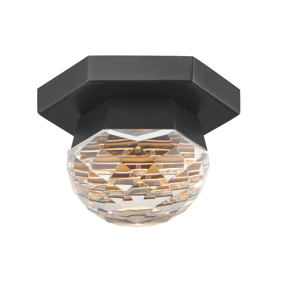 ET2 Lighting E23340-122BK Allumettes 1-Light LED Flush Mount