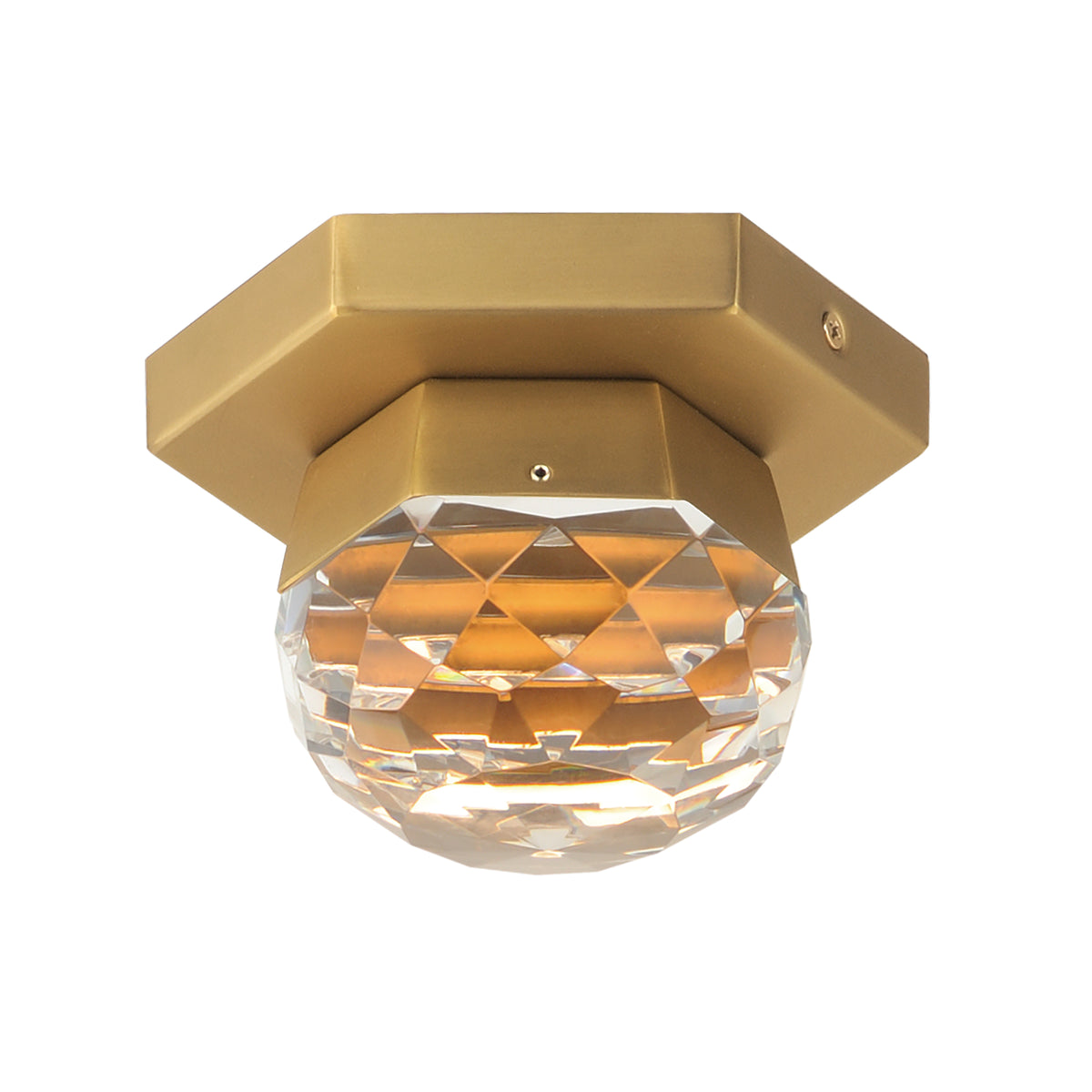 ET2 Lighting E23340-122GLD Allumettes 1-Light LED Flush Mount