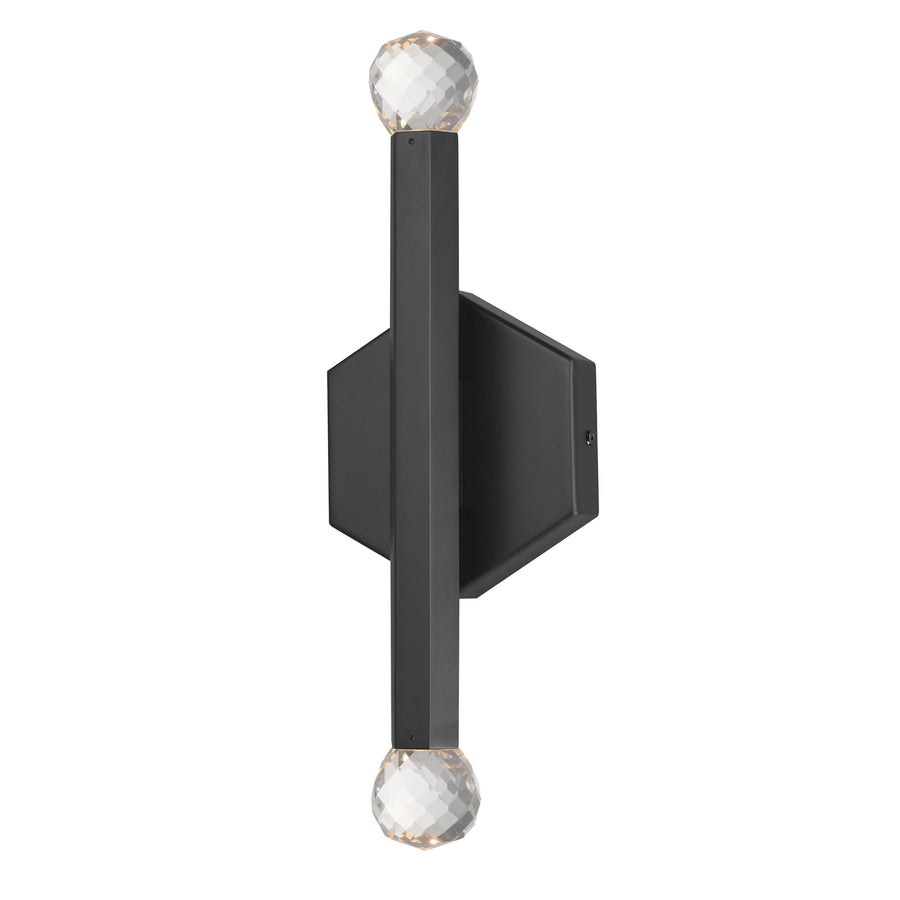 ET2 Lighting E23342-122BK Allumettes 2-Light LED Wall Sconce