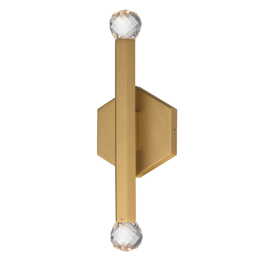 ET2 Lighting E23342-122GLD Allumettes 2-Light LED Wall Sconce