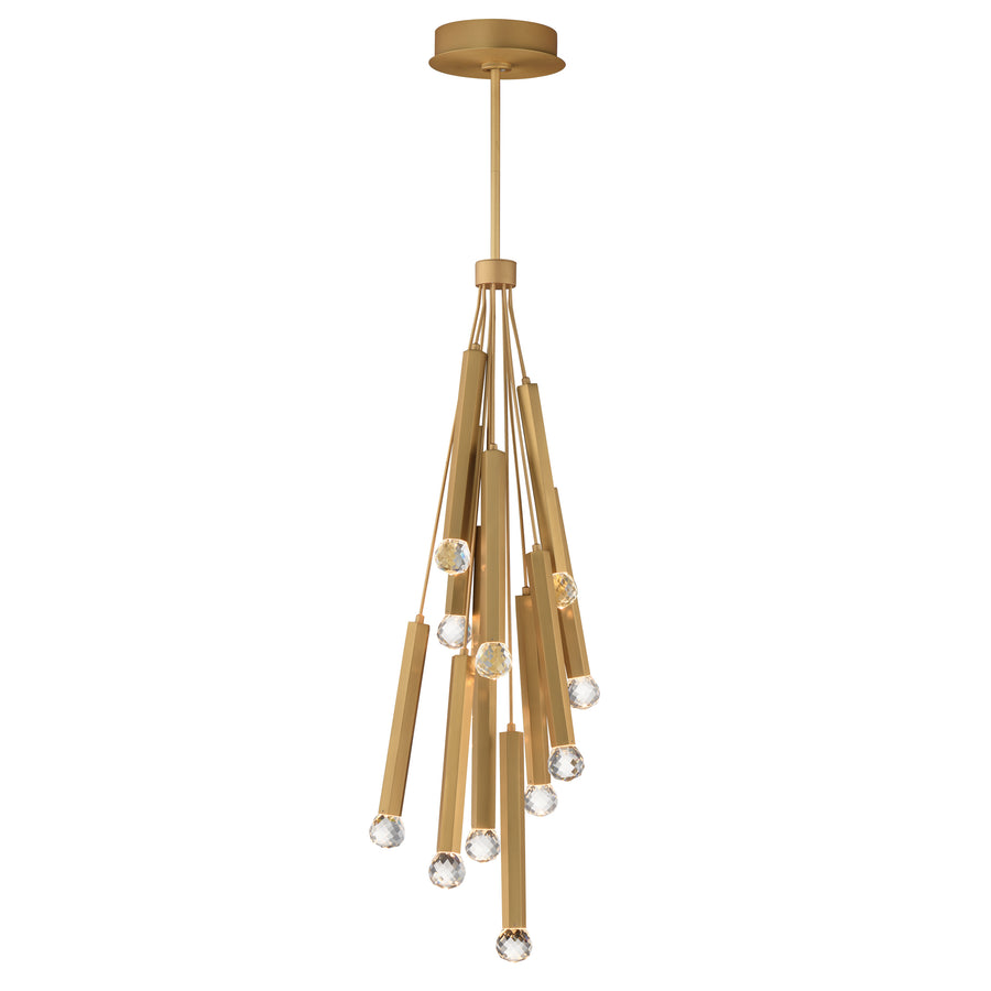ET2 Lighting E23347-122GLD Allumettes 12-Light LED Pendant