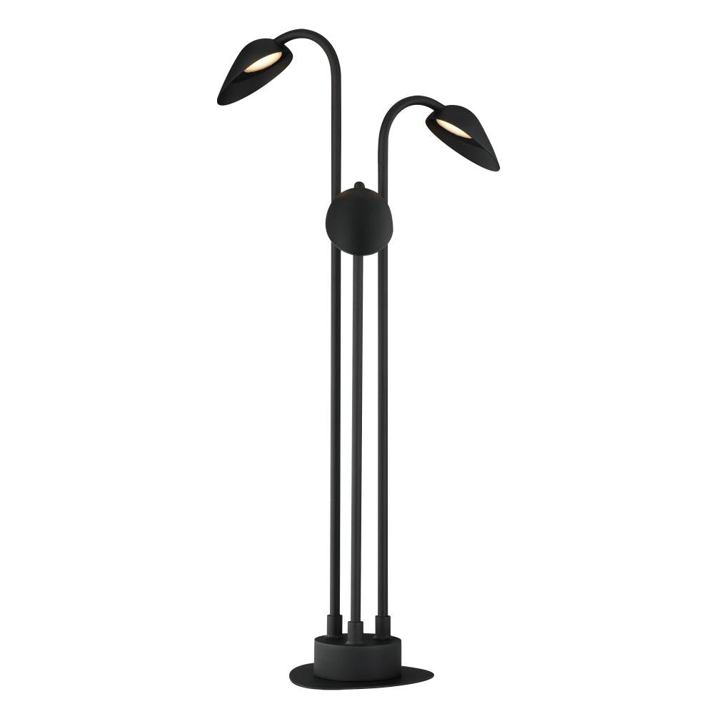 ET2 Lighting E24099-BK Marsh 12-24V 3-Light Garden LED Light