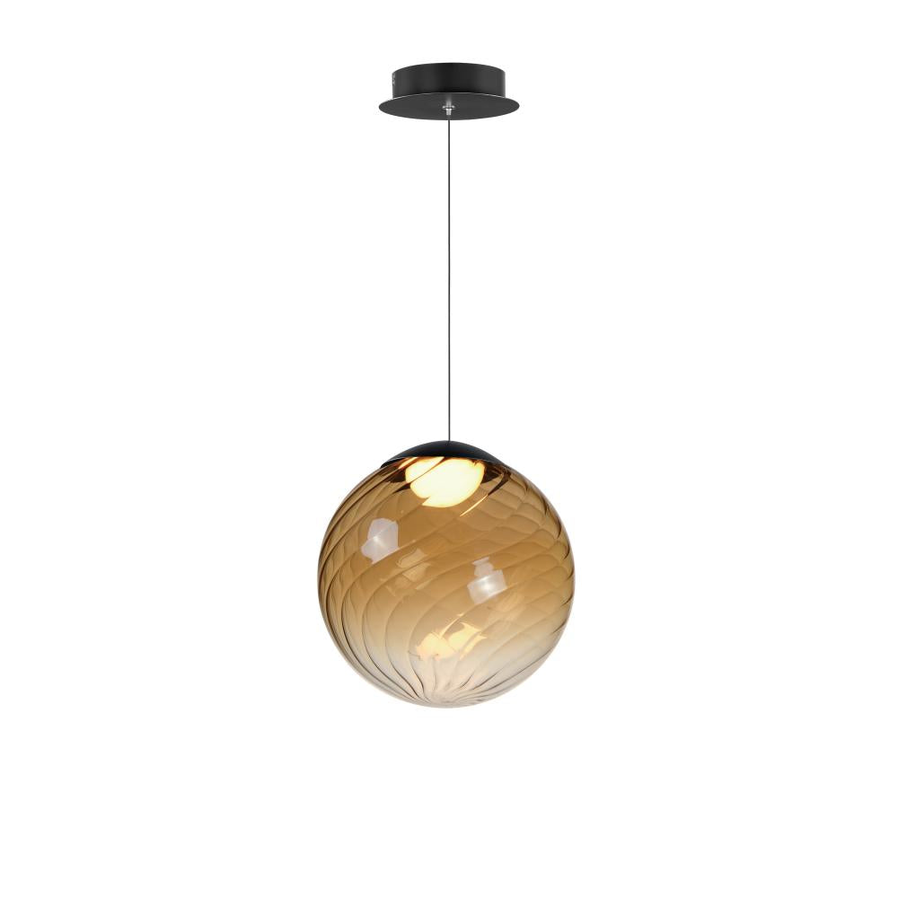 ET2 Lighting E24189-05BK Planetary 1-Light LED Pendant