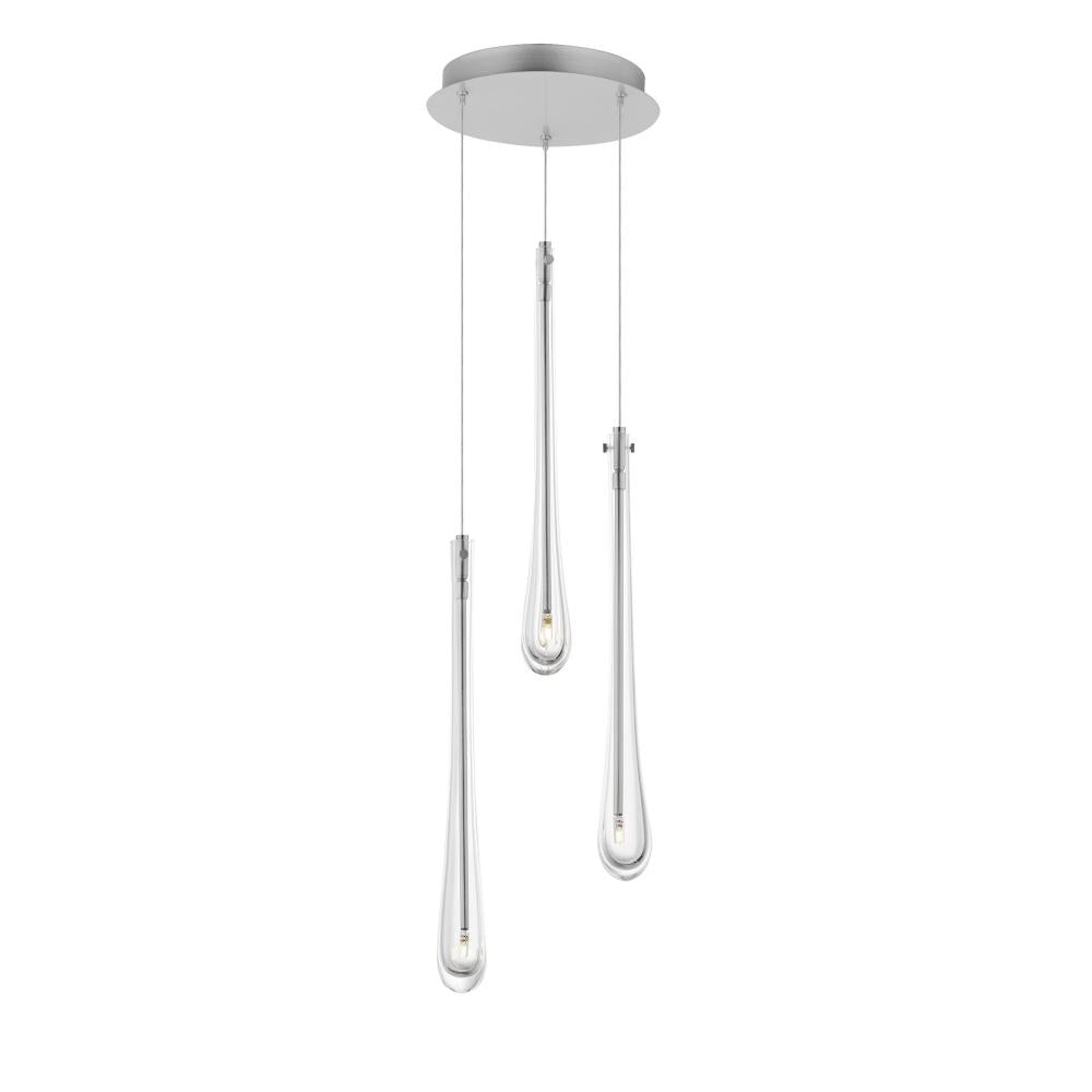 ET2 Lighting E24213-122SN Stillo 3-Light LED Pendant