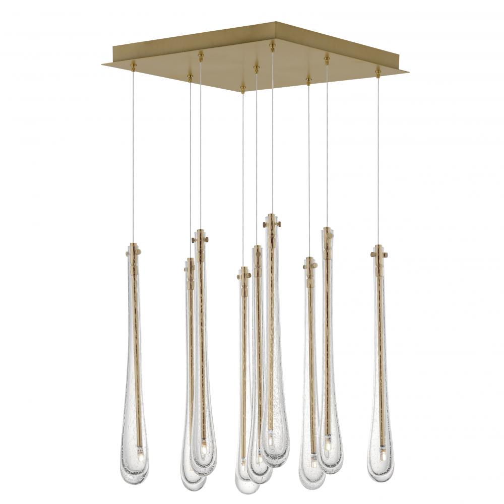 ET2 Lighting E24217-118GLD Stillo 9-Light LED Pendant