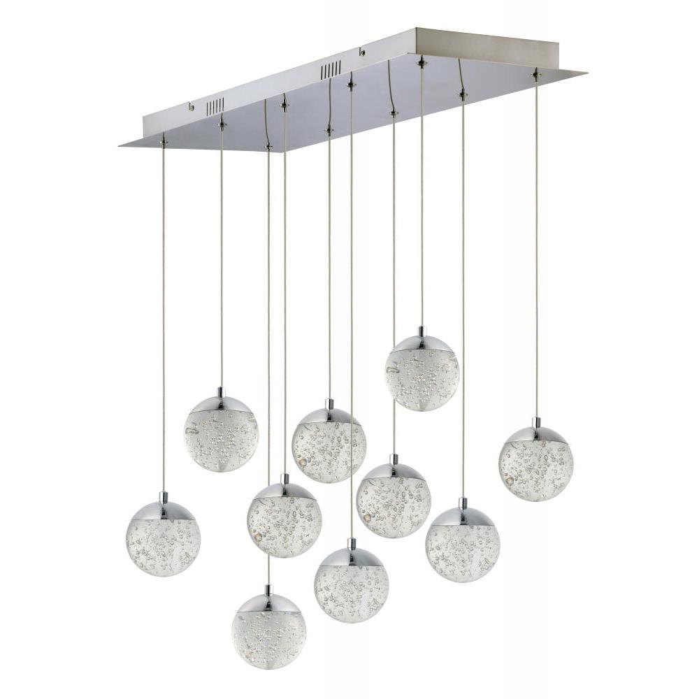 ET2 Lighting E24266-91PC Orb II 10-Light LED Pendant