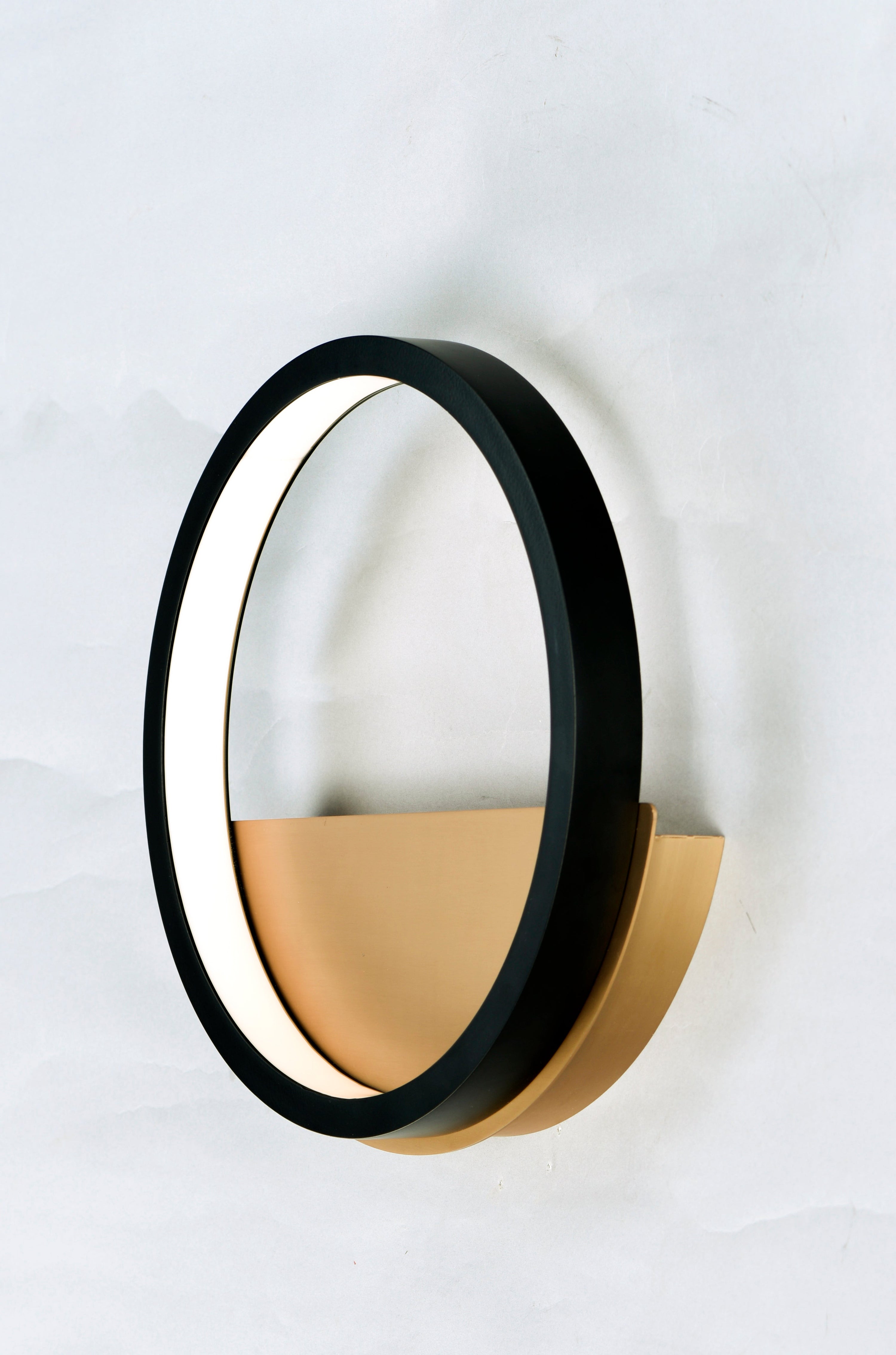 11.75 Inch Wall Sconce – Black / Gold