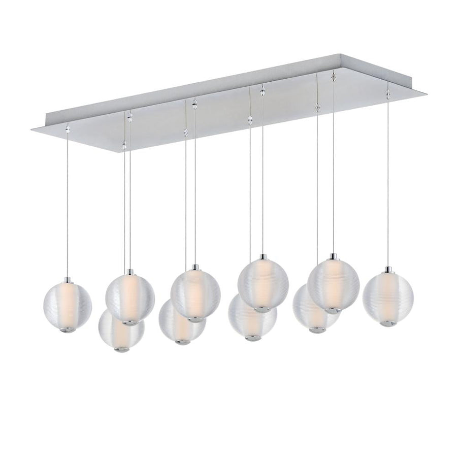 ET2 Lighting E24648-144PC Rhythm 10-Light LED Pendant
