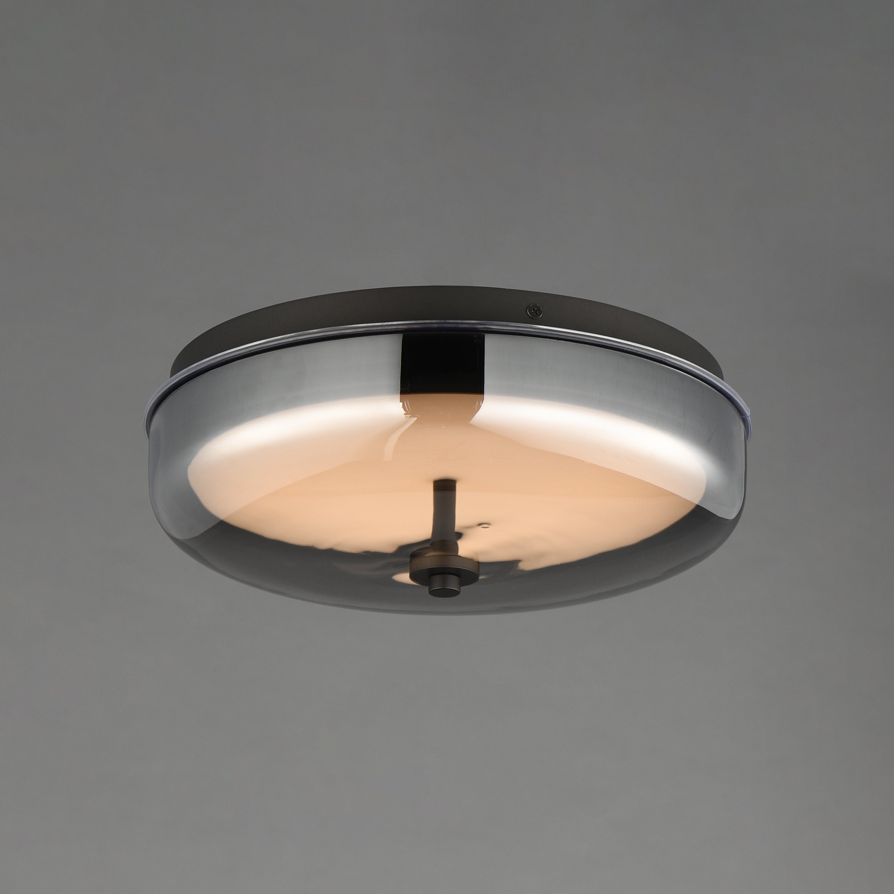 Voto 12 Inch Flush Mount Ceiling Light – Gunmetal – E24660-138GM